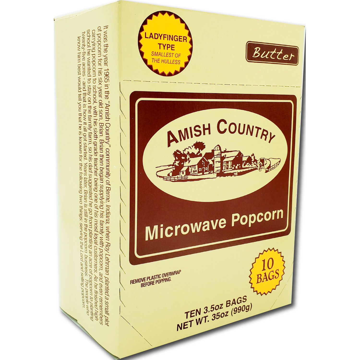 Microwave Popcorn - Butter 10 Bags | Arndt's Fudgery LLC