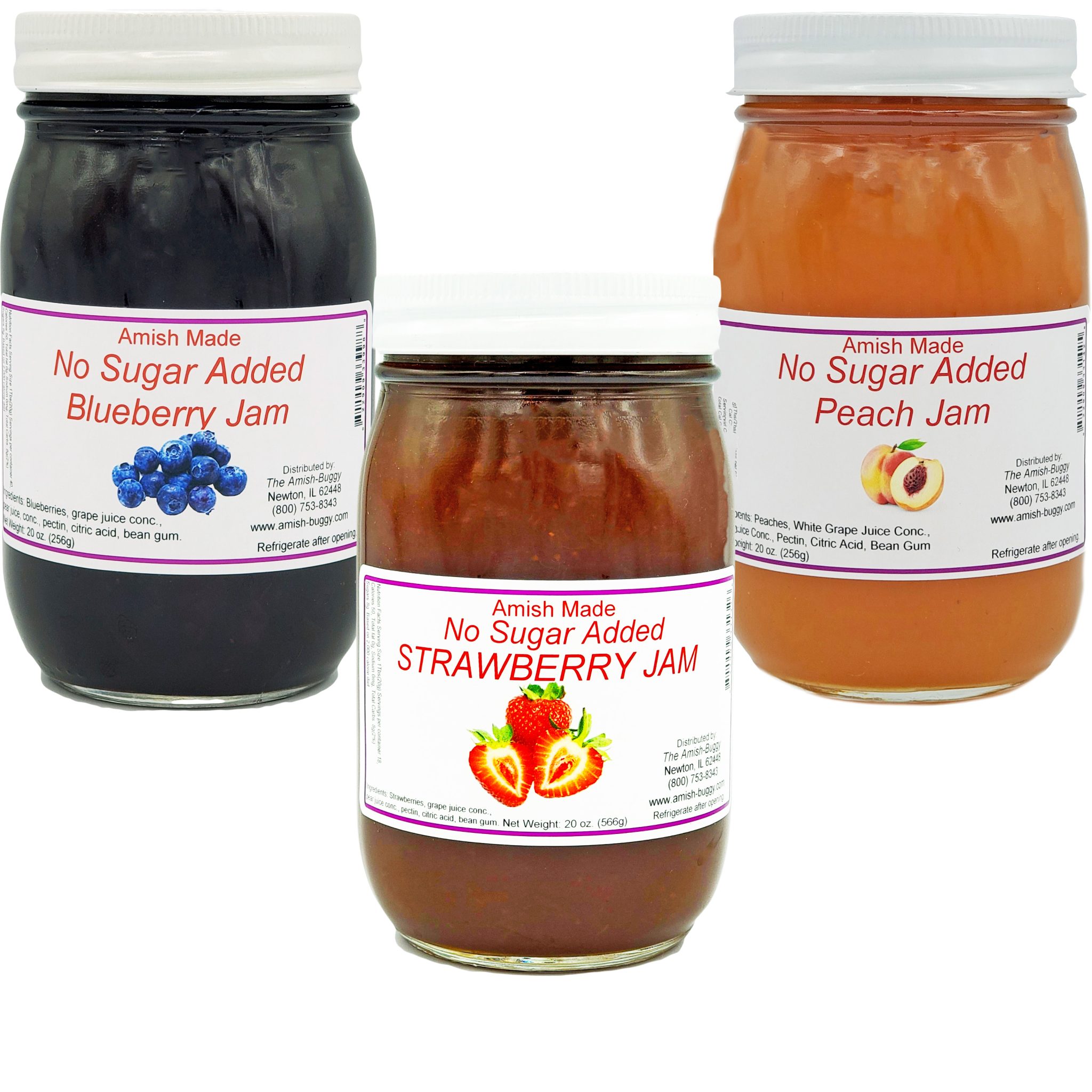 No Sugar Added Jam 16 oz. Arndt's Fudgery LLC