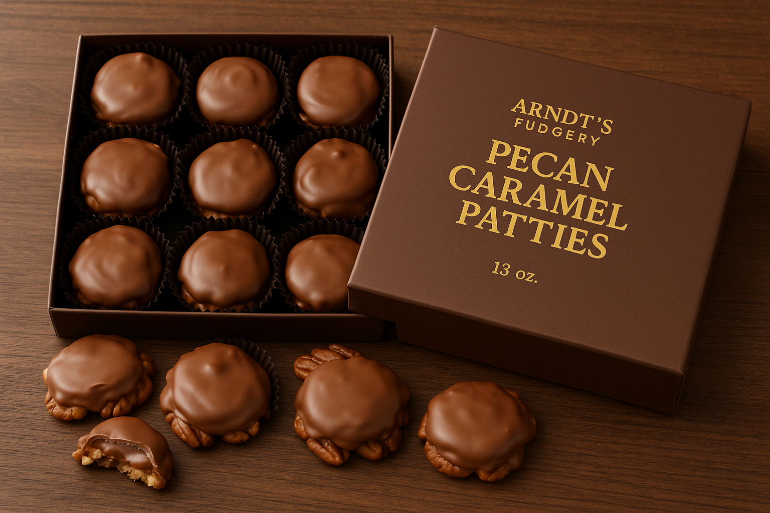 Pecan Caramel Patties