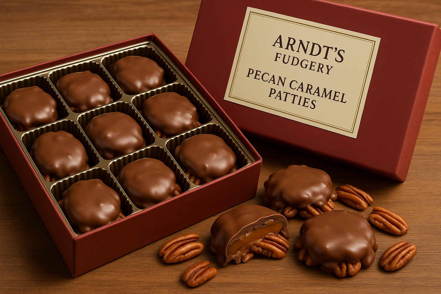 Pecan Caramel Patties